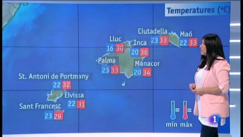 El temps a les Illes Balears - 09/07/18