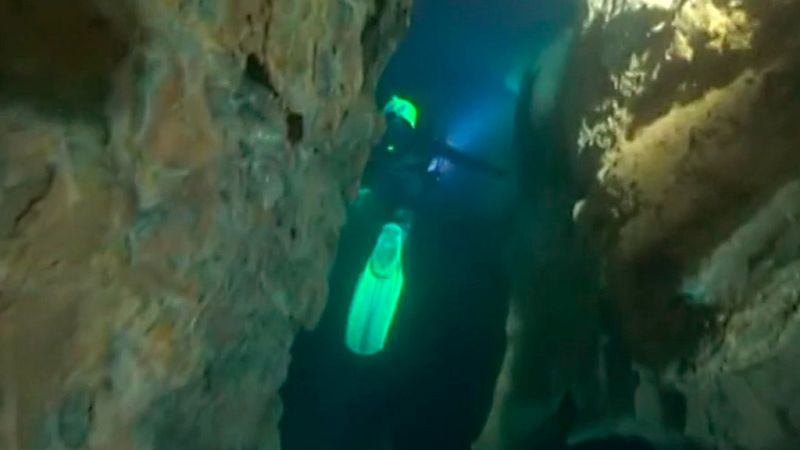 Los riesgos del buceo en cuevas