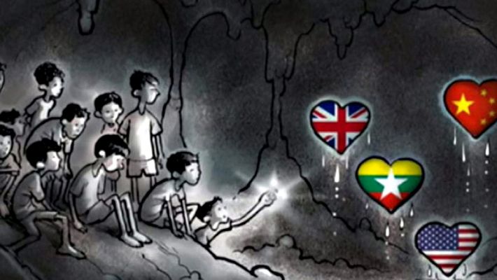 Telediario 1 - Los mensajes que insuflaron esperanza a los atrapados en Tailandia