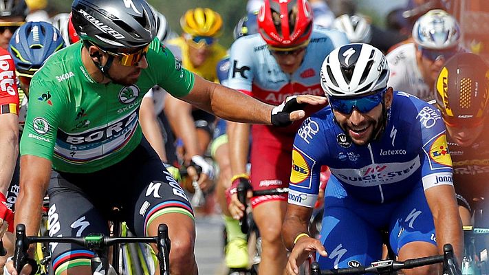 Informativo 24h - Tour 2018. Gaviria le gana el sprint a Sagan en otra jornada accidentada