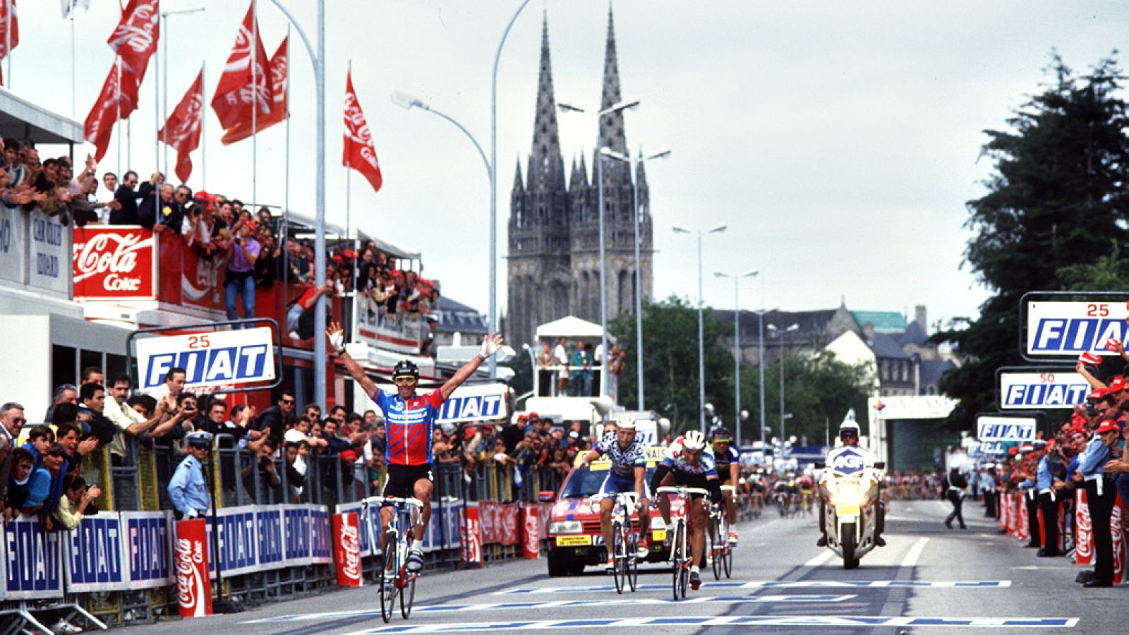 En la localidad bretona se impuso el pionero de los 'aussies' en la Grande Boucle.