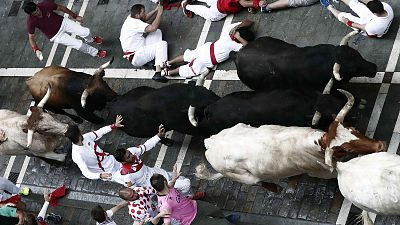 Sanfermines | Así nos muestra la realización de TVE el espectáculo de los encierros