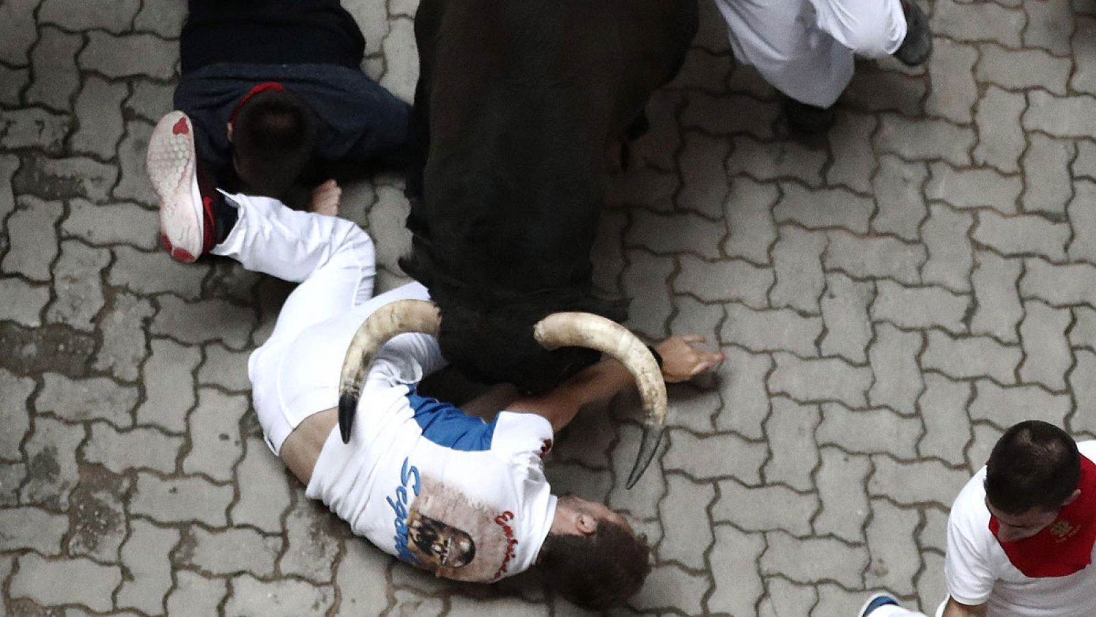 Sanfermines | El encierro de los Jandilla, el más accidentado hasta el momento