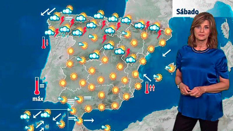 Suben las temperaturas en el Mediterráneo, mientras que en el norte peninsular habrá chubascos y tormentas