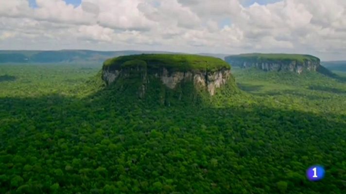 Telediario 1 - El fin del conflicto en Colombia ha permitido explorar nuevas áreas de la Amazonía