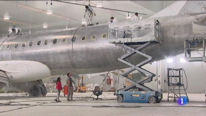 Informatiu Balear - L'únic hangar d'Espanya per pintar avions