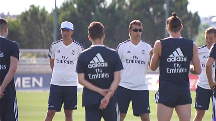 Telediario 1 - Lopetegui dirige su primer entrenamiento al frente del Real Madrid