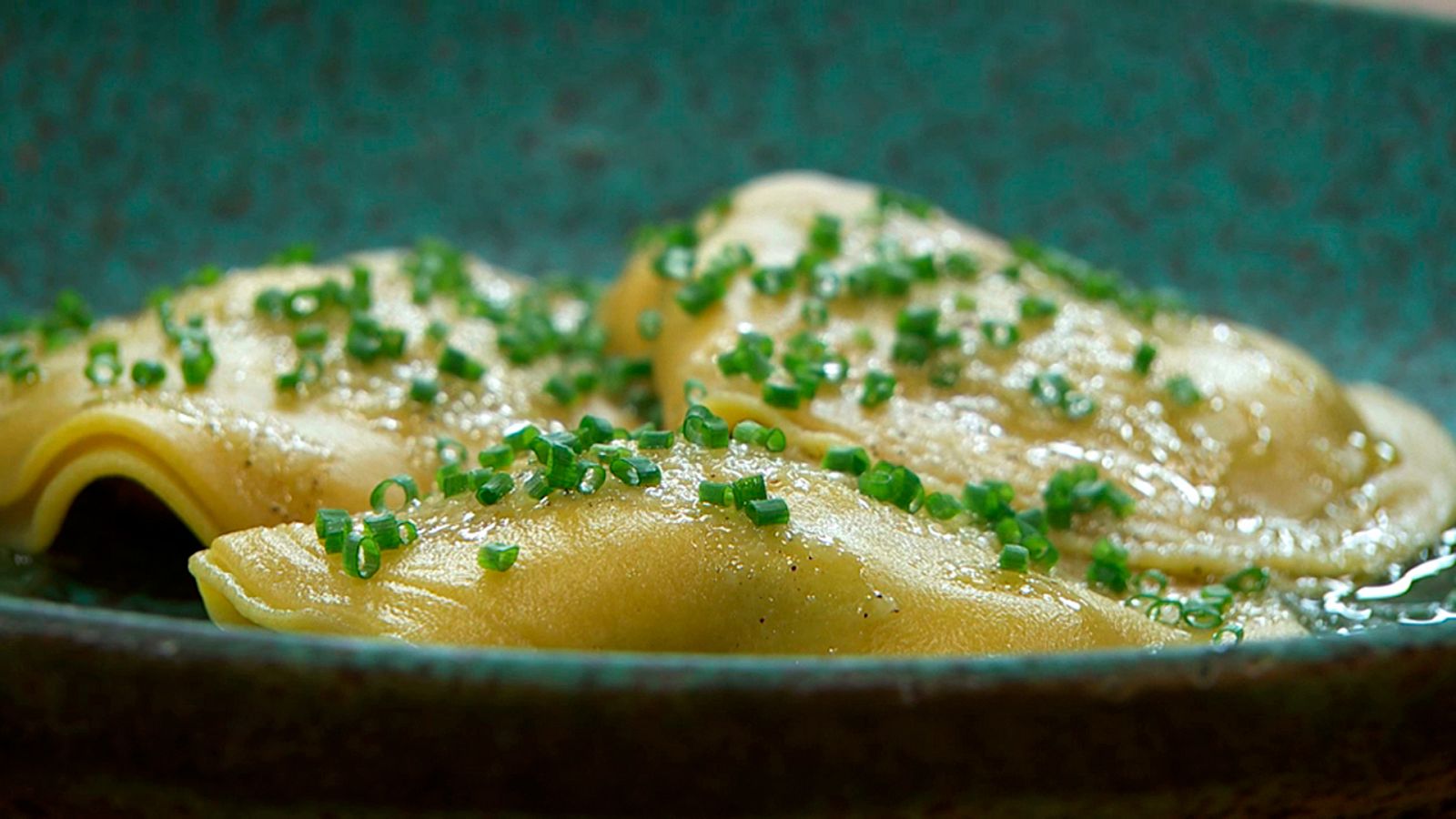 Torres en la cocina - Raviolis de yema