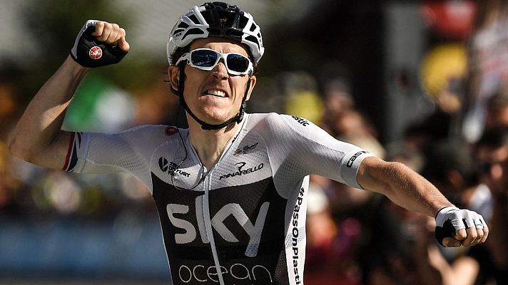 Tour de Francia - Tour 2018 | Geraint Thomas supera a Nieve en la cima de La Rosiére y se pone líder