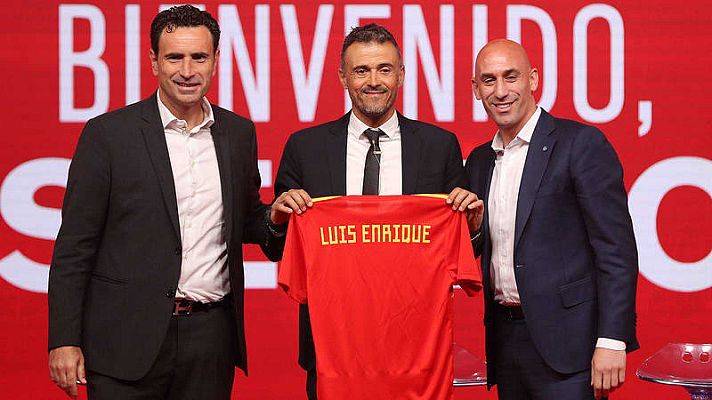 Telediario 1 - Luis Enrique, en su presentación: "No habrá una revolución, pero sí una evolución"