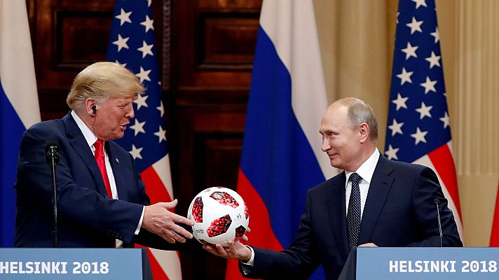 Telediario 1 - Trump invita a Putin a la Casa Blanca en octubre