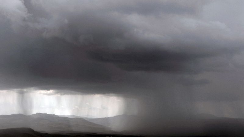 Probabilidad de tormentas fuertes en puntos de la meseta norte, sierras del bajo Ebro y norte de Cataluña
