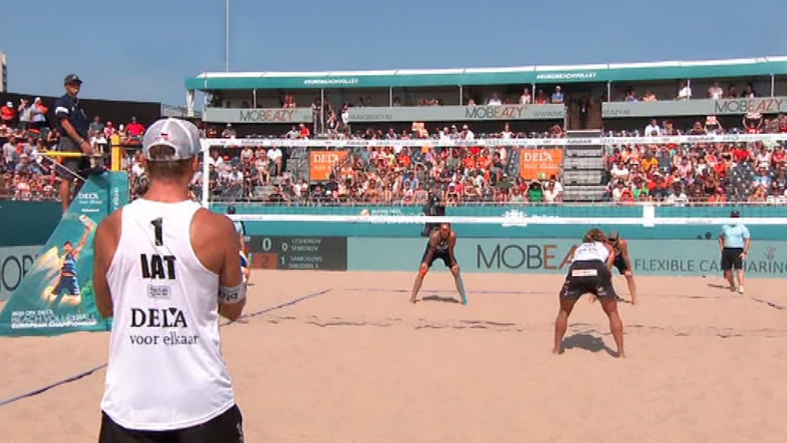 Voley playa - Campeonato de Europa Masculino 2ª Semifinal: Rusia - Letonia