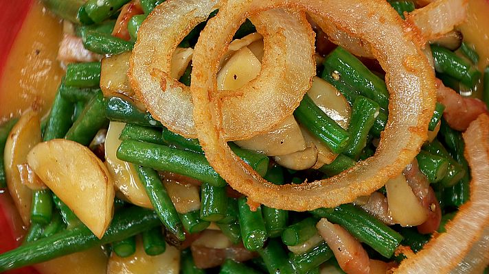 RTVE Cocina - Judias a la carbonara