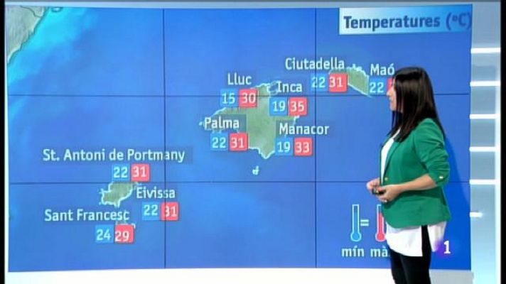 Informatiu Balear - El temps a les Illes Balears - 23/07/18