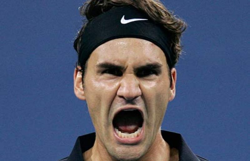 Federer pierde los nervios