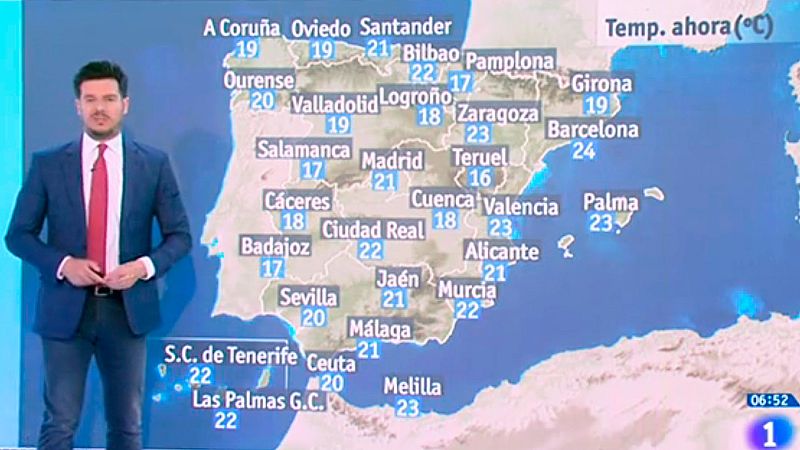 El tiempo 23/04/2018: Chubascos fuertes en entorno Pirineos y tiempo estable en resto país - El tiempo | Ver