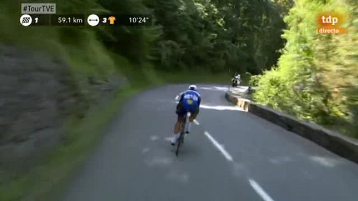 Tour de Francia - Tour 2018 | Caída de Philippe Gilbert en el descenso del Portet d'Aspet