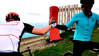 Subimos con el exciclista vasco Haimar Zubeldia a la cima del nuevo coloso pirenaico, el Col du Portet. Final estrella de la 17� etapa del Tour de Francia 2018.