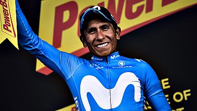 El ciclista colombiano Nairo Quintana (Movistar Team) ha ganado  este mi�rcoles la decimos�ptima etapa del Tour de Francia, disputada  entre Bagn�res-de-Luchon y Saint-Lary-Soulan sobre 65 kil�metros,  para no irse con tan mal sabor de boca de la ro