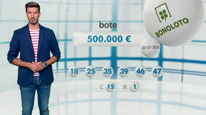 Loterías - Bonoloto - 25/07/18