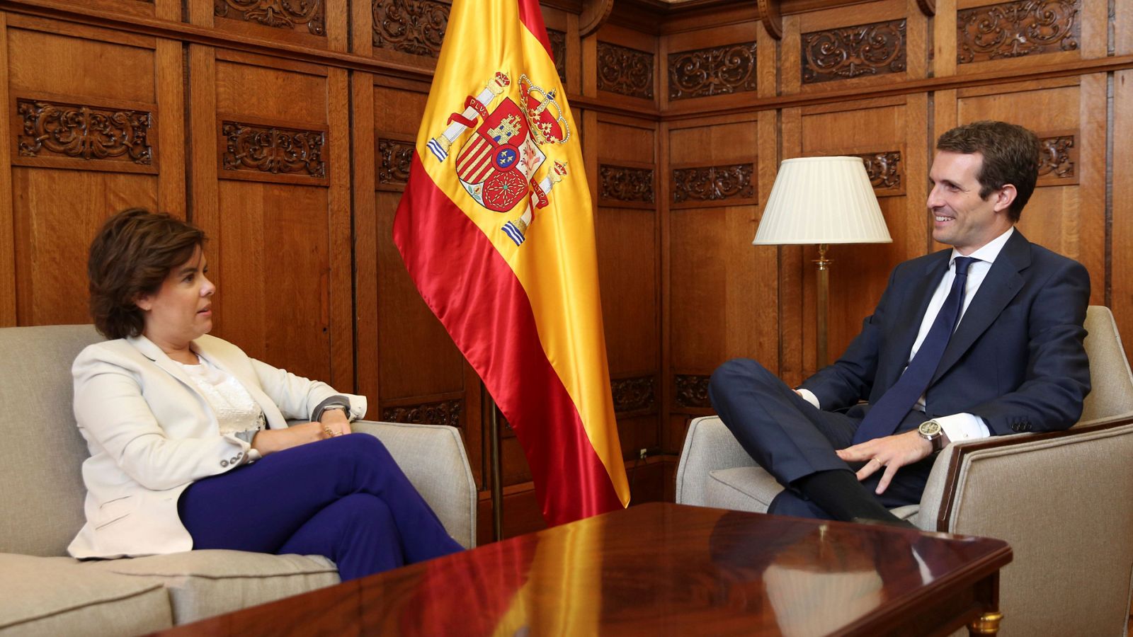 Casado niega a Santamaría su petición de un reparto proporcional de puestos en la dirección del PP