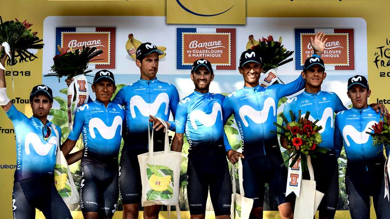 Tour 2018 | Así se aprovecha del 'big-data' el equipo ciclista Movistar