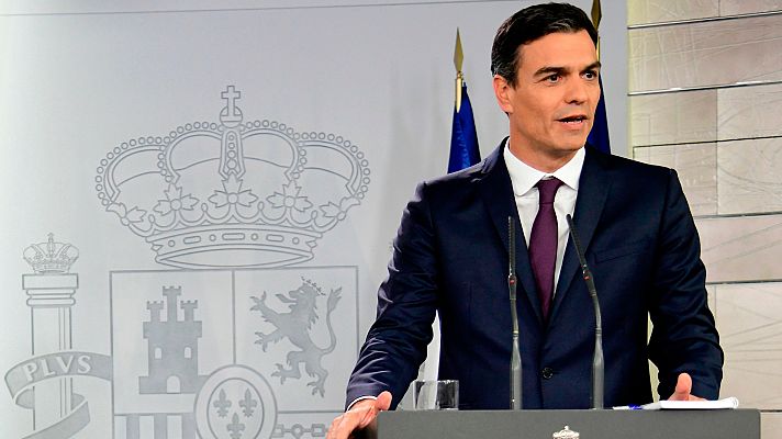 Informativo 24h - Sánchez afirma que usó el avión oficial para ir al FIB por "recomendación" del Departamento de Seguridad de Moncloa