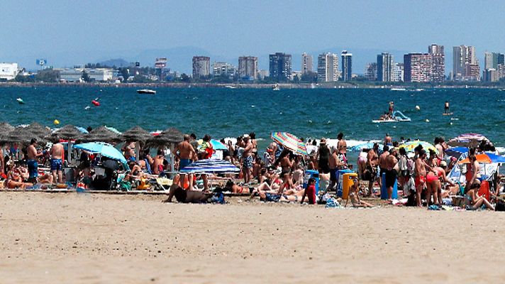 El tiempo - Temperaturas significativamente altas en zonas interiores de la mitad este peninsular y en Mallorca