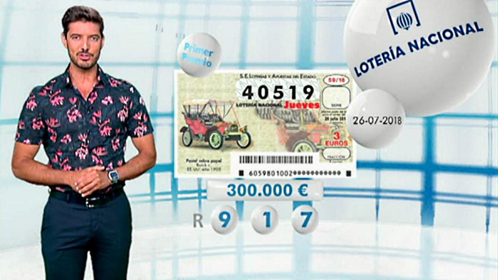 Lotería Nacional + La Primitiva + Bonoloto - 26/07/18 - ver ahora