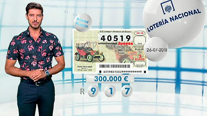 Loterías - Lotería Nacional + La Primitiva + Bonoloto - 26/07/18