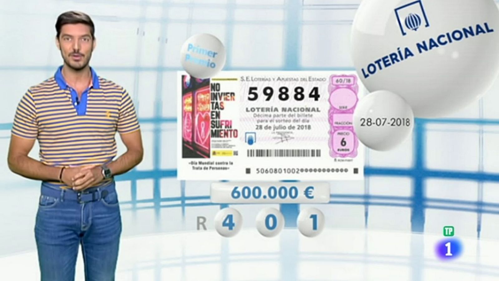 Lotería Nacional - 28/07/18 - ver ahora