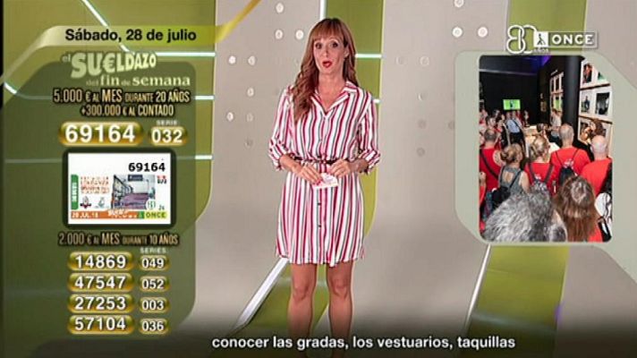 Sorteos ONCE - Sorteo ONCE - 28/07/18