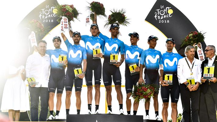 Tour de Francia - Tour 2018 | Fraile y el Movistar hacen destacar al ciclismo español