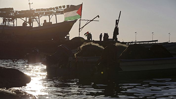 Telediario 1 - Israel intercepta la flotilla internacional que intenta romper el bloqueo de Gaza