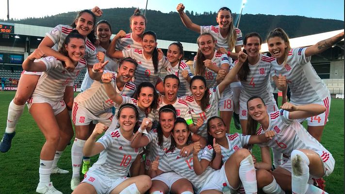 Telediario 1 - España buscará ante Alemania el título de campeona de Europa sub-19