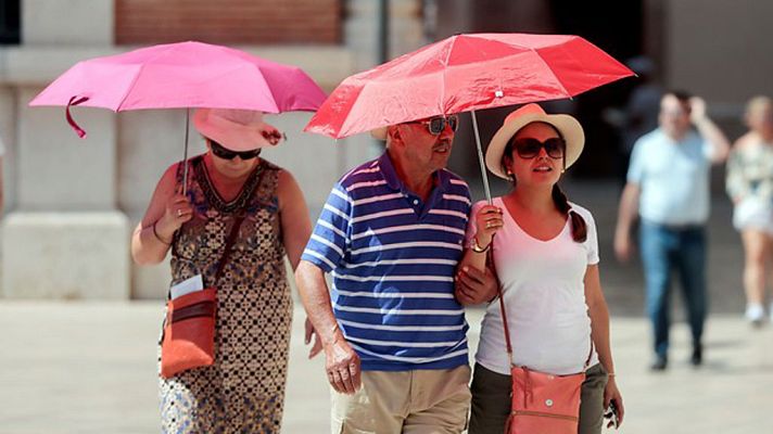 El tiempo - Mucho calor en Andalucía, Aragón, Castilla-La Mancha y Cataluña