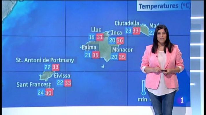 Informatiu Balear - El temps a les Illes Balears - 31/07/18