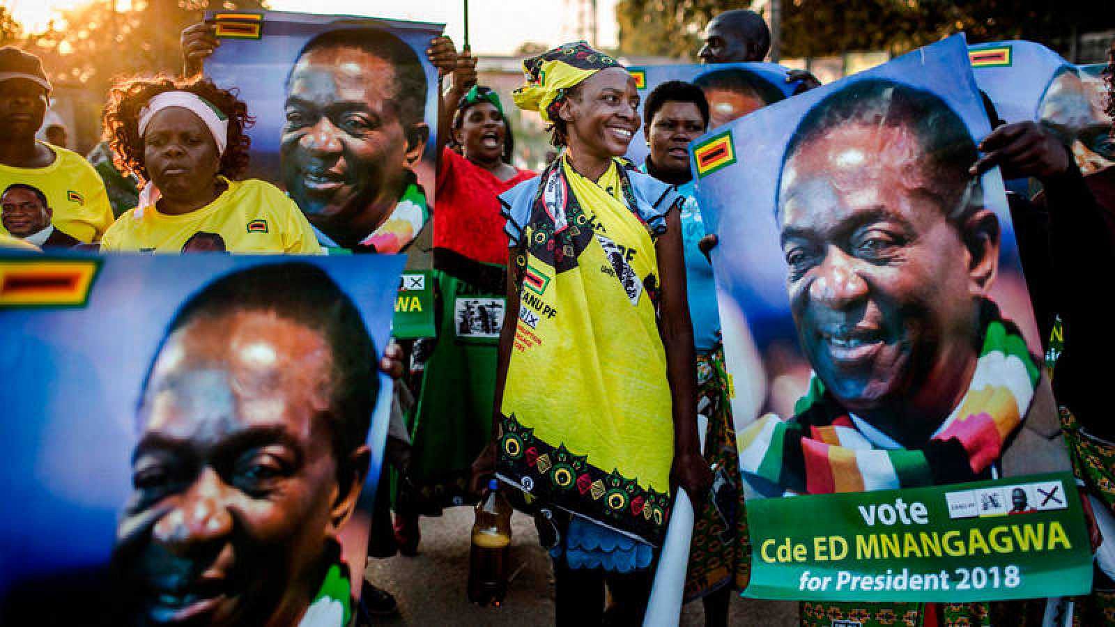Emmerson Mnangagwa gana las elecciones presidenciales de Zimbabue