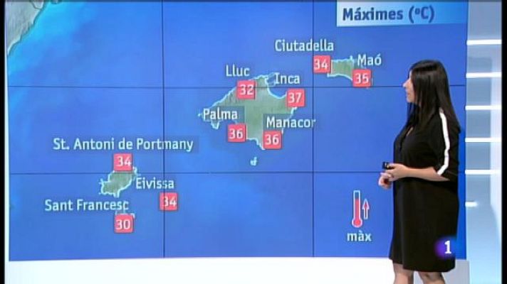 Informatiu Balear - El temps a les Illes Balears - 03/08/18