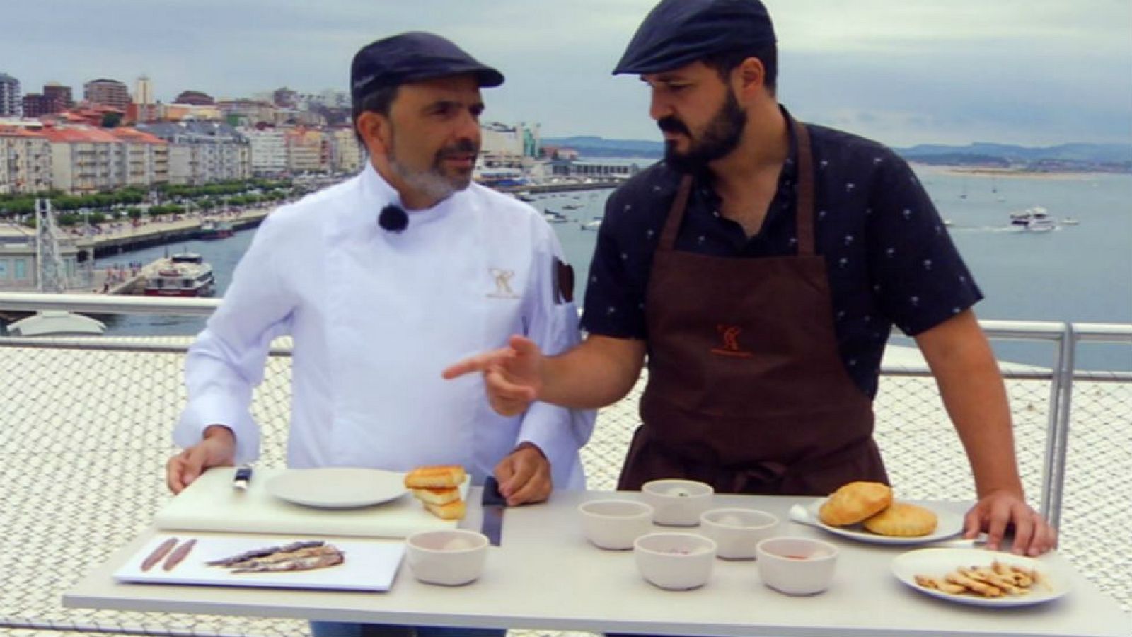 Tapas de Santander con vistas al mar