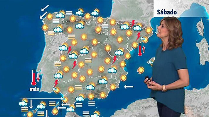 El tiempo - Continúa la ola de calor con especial incidencia en el sureste y oeste peninsular