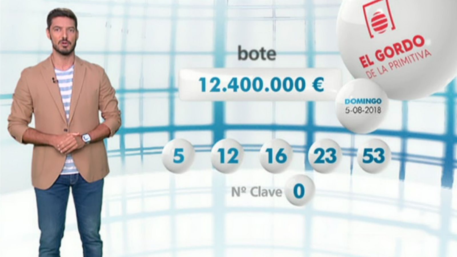 El Gordo de la Primitiva - 05/08/18 - ver ahora