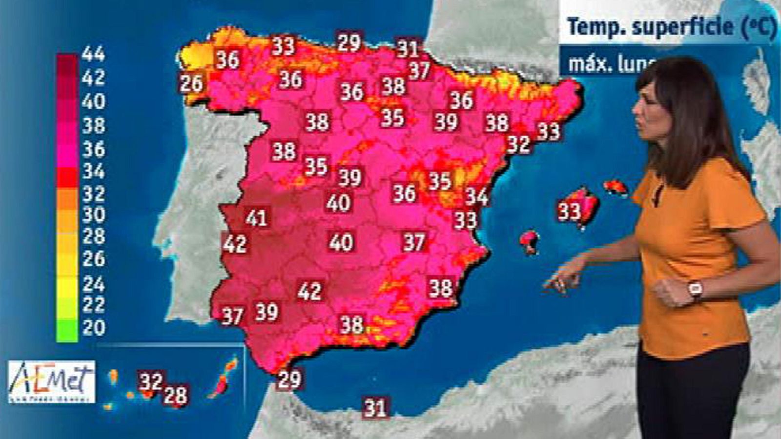 El calor continúa en todo el país, aunque ya sin alertas rojas