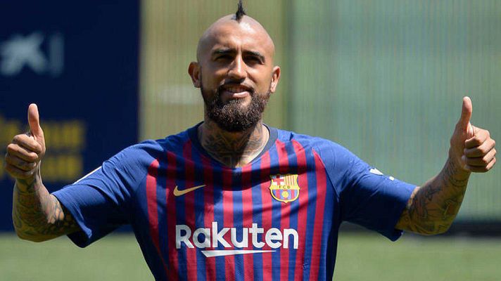 Telediario 1 - Arturo Vidal: "He jugado en equipos importantes, pero hoy llego a lo más alto del mundo"
