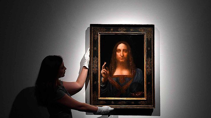 Telediario 1 - Dudas sobre la autoría del 'Salvatore Mundi', de Da Vinci
