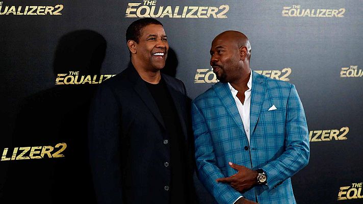 Telediario 1 - Denzel Washington presenta en Madrid 'The Equalizer 2'