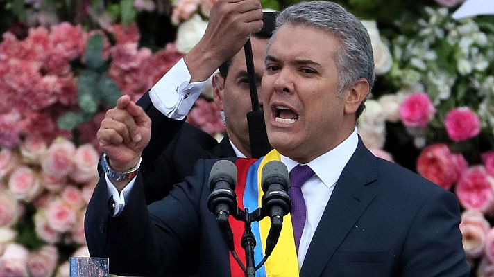 Informativo 24h - Iván Duque jura como nuevo presidente de Colombia