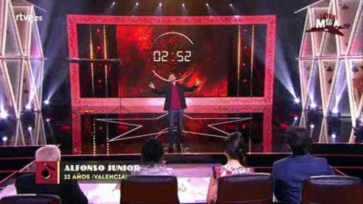 Pura magia - Alfonso Jr y su juego de mentalismo de un famoso