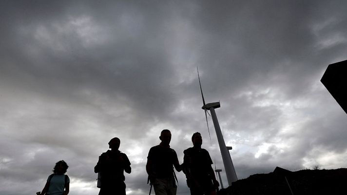 El tiempo - Chubascos y tormentas localmente fuertes y con granizo en el norte de Aragón, Cataluña